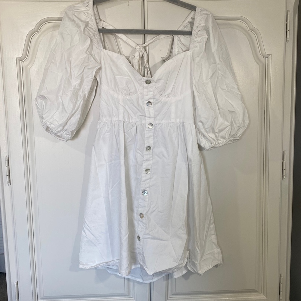 Open back dress